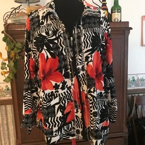 Jacket with Zipper and Pockets